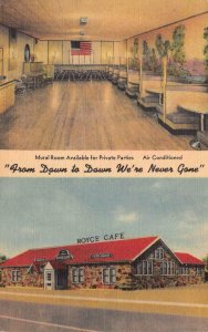 HI-WAY 66 & 77 ROYCE CAFE EDMOND OKLAHOMA MILITARY SOLDIER'S MAIL POSTCARD 1944