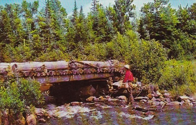 Canada Quebec St Georges de Beauce Brook Fishing