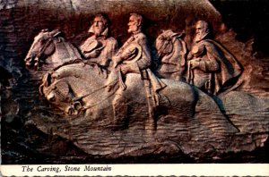 Georgia Atlanta Stone Mountain Confederate Memorial The Memorial Carving