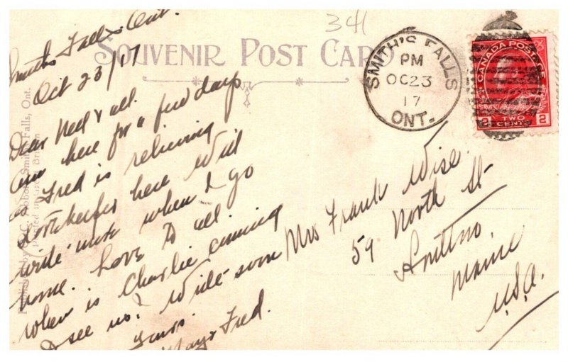 Canada  Smith Falls ONT. Chambers Memorial Hospital