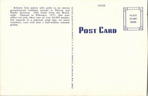 US Post Office Atlantic City NJ New Jersey Postcard Unposted Vintage Pacific Ave 