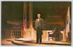 ABE LINCOLN DISNEYLAND USA AUDIO ANIMATRONIC SHOW OPERA HOUSE MAIN STREET