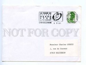 417260 FRANCE 1991 year cycling sport Grand Lyon cancellations real posted COVER