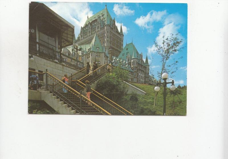 BF28076 quebec le chateau frontenac canada   front/back image