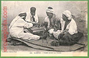 ah2508 - VINTAGE POSTCARD Postcards - Algeria - CHESS-