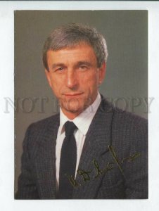 431139 USSR Ice Hockey player Igor Dmitriev facsimile 1990 year postcard 