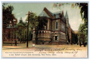 New Haven Connecticut CT Postcard Battell Chapel Vale University c1905 Vintage