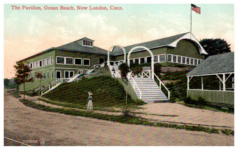 Connecticut  New London Ocean beach pavilion