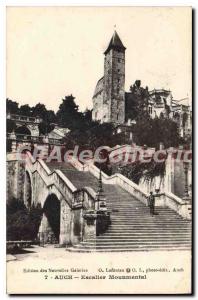 Postcard Old Monumental staircase Auch