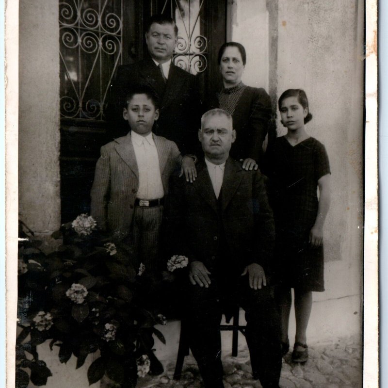 c1910s Foreign Family Portrait RPPC Man Woman Real Photo Romanian Slovak A159