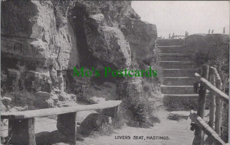 Sussex Postcard - Hastings, Lovers Seat  RS33183