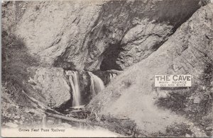 The Cave Old Man River Crowsnest Pass Railway AB Alberta RPO C&V ?? Postcard H12