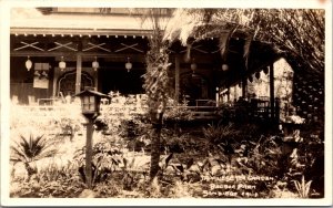 Real Photo Postcard Japanese Tea Garden at Balboa Park, San Diego, California