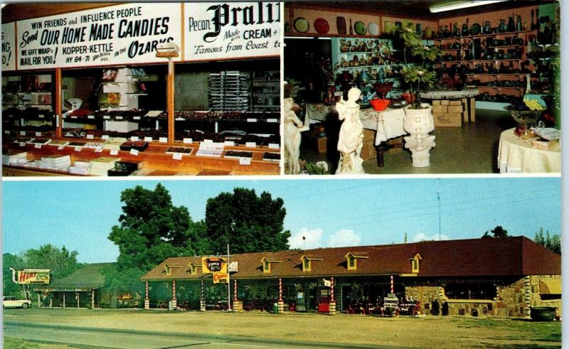 ALMA, AR Arkansas   KOPPER KETTLE Candy & Gift Store c1960s Roadside Postcard