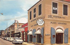 Shops Along Main Street Saint Thomas Virgin Islands Postcard