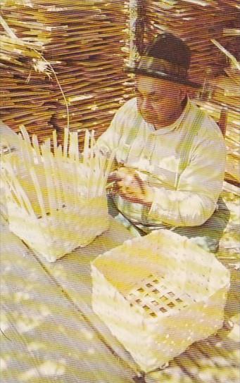 Georgia Lumpkin Westville John Henry Weaving Split Oak Baskets