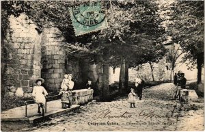 CPA Crepy en Valois- Chemin de Sainte Agathe FRANCE (1020580)