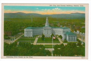 Colorado   Denver , City and County Building with Adjoining Civic Center on t...