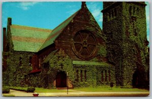 Springfield Massachusetts 1960s Postcard Old Christ Church