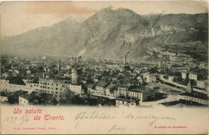 CPA Un Saluto da Trento ITALY (809057)