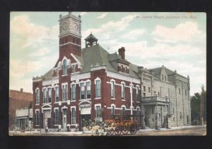 JUNCTION CITY KANSAS OPERA HOUSE THEATRE ANTIQUE VINTAGE POSTCARD