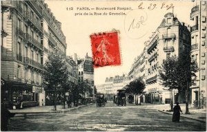 CPA PARIS 7e - Boulevard Raspail (75221)