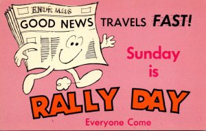 Advertising Good News Travels Fast Sunday Is Rally Day