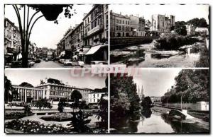 Niort Postcard Modern Rue Victor Hugo Post Dungeon Sevre Niortaise