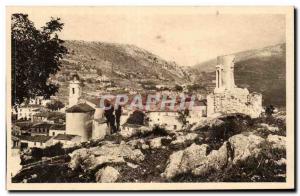 La Turbie - Vue Generale and Trophy of Augustus - Old Postcard