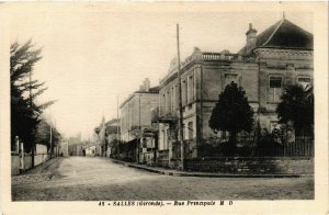 CPA Aquitaine Gironde Salles Rue Principale (982617)