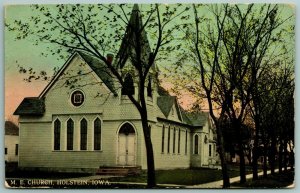 Holstein~Round Window~Corner Entrance~United Methodist Episcopal Church c1910