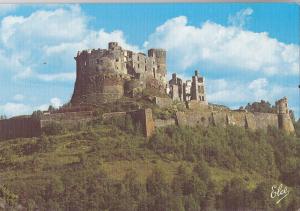 BF31080 auvergne 63 mural le chateau fort de murol   france front/back image