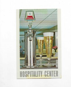 Vtg 1950's/60's Coors Beer Advertisement Postcard