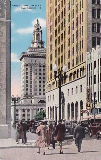 California Oakland Downtown 1942