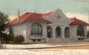 Chamber of Commerce FRESNO, CA San Joaquin Valley 1908 Mitchell Vintage Postcard