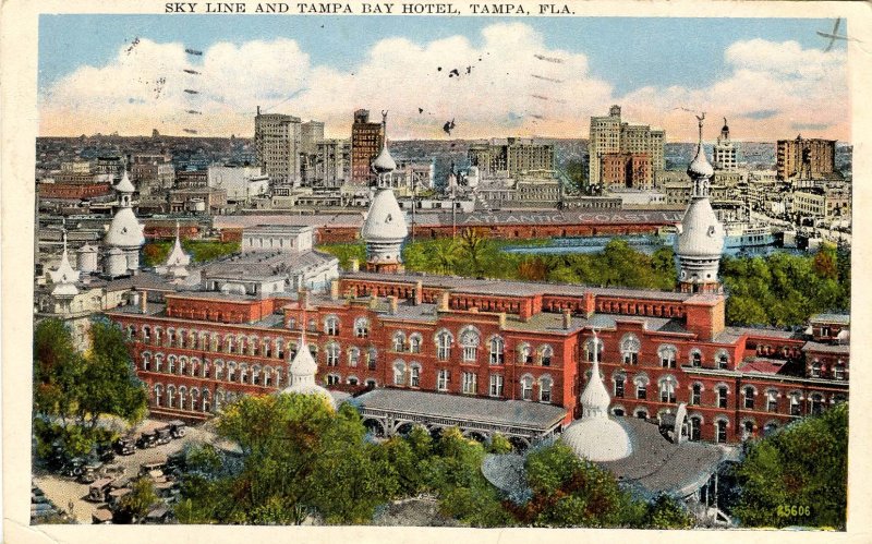 FL - Tampa. Skyline and Tampa Bay Hotel