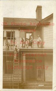 7 Fort Seward Alaska Postcards, RPPC, Winter Scenes, Barracks