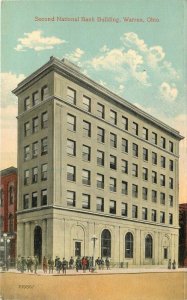 C-1910 Ohio Warren Second National Bank Valentine Souvenir Postcard 22-11715