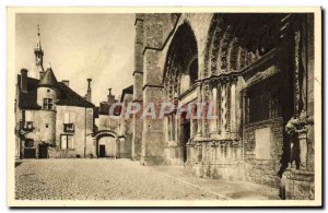 Old Postcard Avallon Place St Lazare and the 15th House