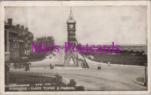 Lincolnshire Postcard - Skegness Clock Tower and Parade  HM408