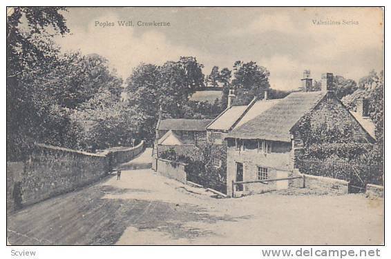 Crewkerne , Somerset, England , PU-1909 ; Poples Well