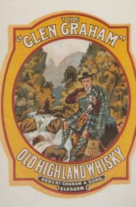 The Glen Graham Highland Willsher Scotch Whisky Scottish Advertising Postcard