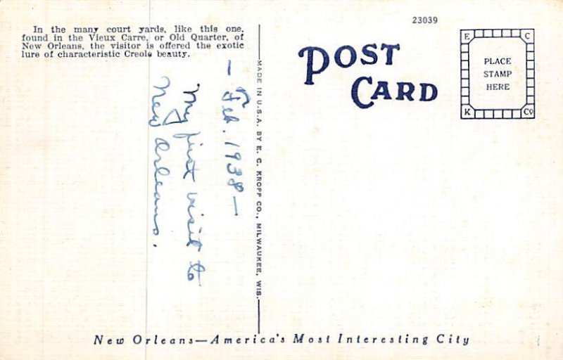 Lady Statue The Exotic Creole Beauty - New Orleans, Louisiana LA  