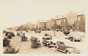 FORT LEWIS WA~BARRACKS-BUILDING + SQUADROOM--LOT OF 2 ELLIS REAL PHOTO POSTCARDS