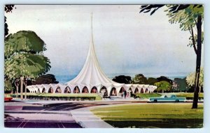 BRAZIL, IN Indiana ~ FIRST CHRISTIAN CHURCH c1960s Clay County Postcard