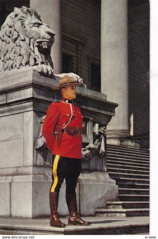 VANCOUVER, British Columbia, 1950-1960s; The Mountie