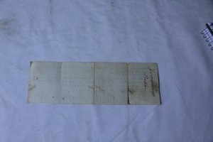 Vintage 1849 Court Summons Receipt Pontiac, MI with Embossed Print