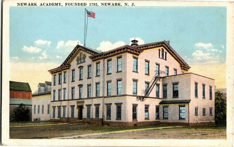 Newark Academy Building, Newark NJ Vintage Postcard M39