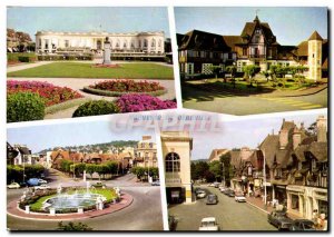 Modern Postcard Deauville Casino City Hall Plac eMorny casino Street