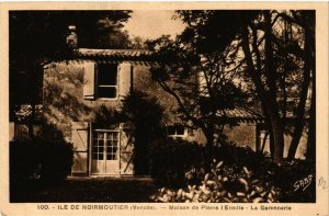 CPA ILE-de-NOIRMOUTIER - Maison de Pierre l'Ermite - La Garennerie (637284)